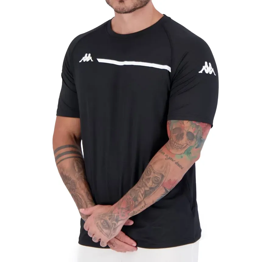 Kappa Camiseta EKP211925-001 M ECKER Preto Poliester -3-